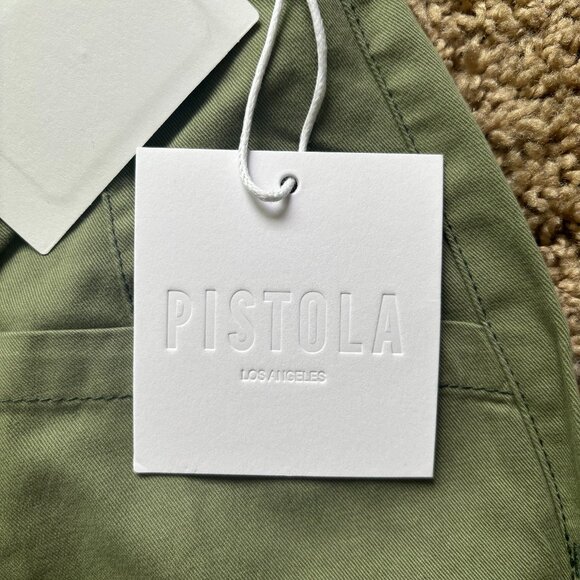 PISTOLA DENIM Tammy High Waist Straight Leg Pants, Royal Honor, 24, NWT - Picture 3 of 7